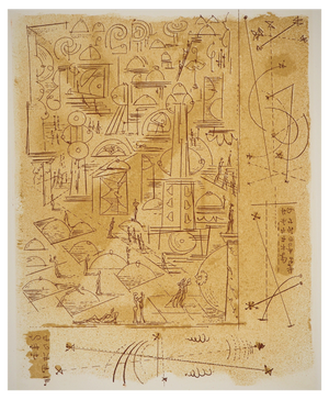 André Masson, Senological Urban Planning, Original Engraving