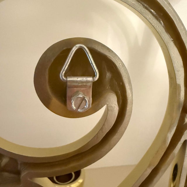 Gold 1970s Syroco Wall Sconce Candle Holders, a Pair For Sale - Image 8 of 12