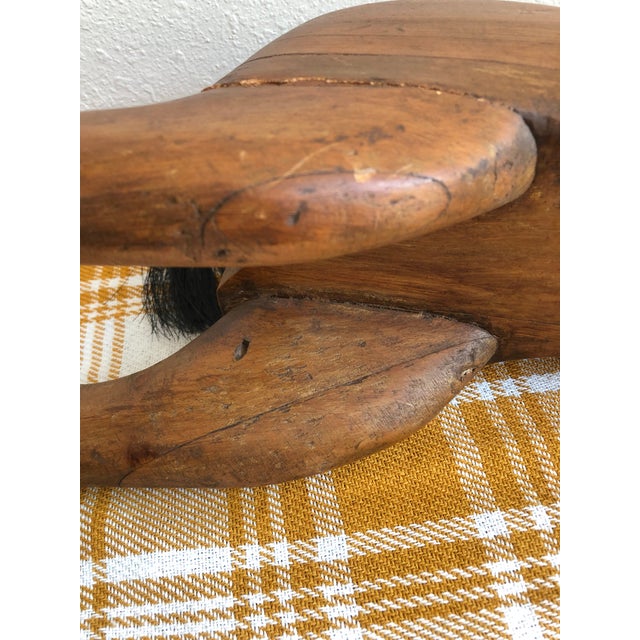 19th Century Primitive Wooden Hobby Horse For Sale - Image 4 of 17