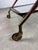 Mid-Century Rosewood and Brass Bar Cart in the style of Cesare Lacca, 1950s For Sale - Image 6 of 16