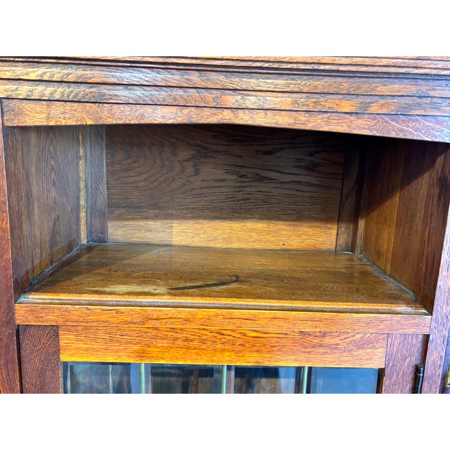 Gorgeous Dutch Arts & Crafts Buffet Cabinet C. 1920 For Sale - Image 10 of 18