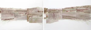 Early Spring by Enid Mark Lithographs - Pair