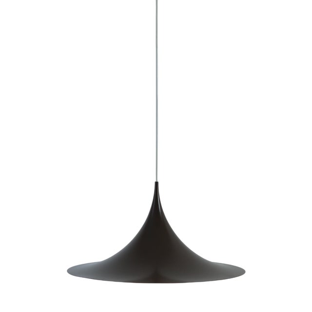 Semi Pendant Lamp by Claus Bonderup and Torsten Thorup for Fog & Mørup, 1960s For Sale