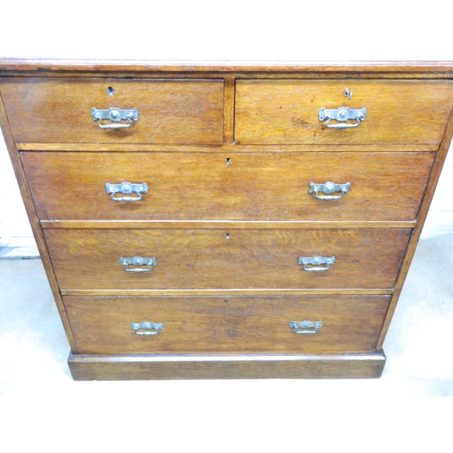 Victorian Oak Chest of Drawers For Sale - Image 17 of 18