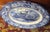 1970s 1970s Liberty Blue Washington Crossing the Delaware Platter – Americana Ironstone, England | 250th Anniversary Decor For Sale - Image 5 of 13
