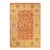 Mogul, One-of-a-Kind Hand-Knotted Area Rug in Orange, 6' 3" x 8' 10" For Sale