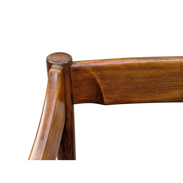 Brown Walnut and Rope Carimate Bench by Magistretti for Cassina, 1963 For Sale - Image 8 of 18