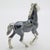 1980s Vintage Italian Handmade Genuine Sterling Silver 925 Darkened Horse Large Figurine For Sale - Image 5 of 10