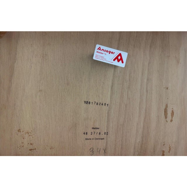 Ansager Møbler Square Teak Draw Leaf Dining Table | Danish Modern 1960s For Sale - Image 11 of 11