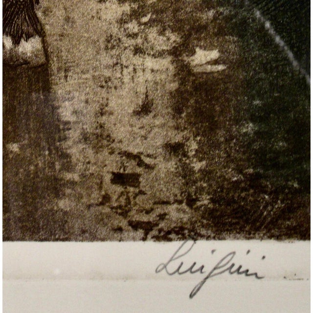 Paint Ferdinand Jean Luigini Chemin De Halage C. 1930 Original Print For Sale - Image 7 of 8