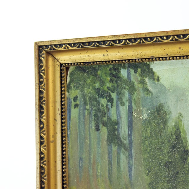 M. Hrušovská, Forest, 1950s, Paintings on Paper, Set of 2 For Sale - Image 10 of 15