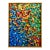 Large Colorful Abstract Painting on Canvas – Textured Palette Knife Contemporary Art – Framed 36 X 48 For Sale
