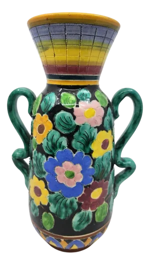 French Riviera Ceramic Vase from Cerazur Monaco, 1970s