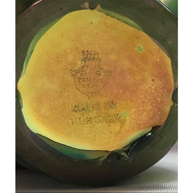 Antique Glazed Vase by Zsolnay, 1890s For Sale - Image 10 of 11
