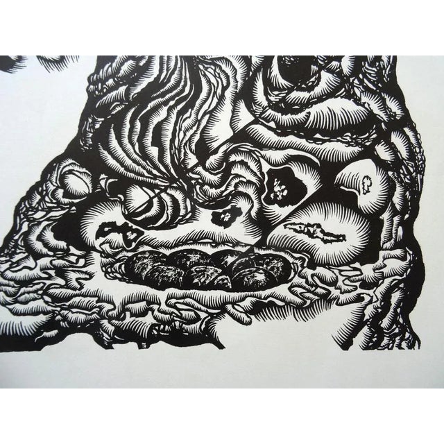 Dainis Rozkalns, Tree of Life, 1982, Linocut For Sale - Image 4 of 6