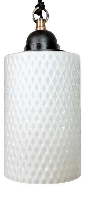 Vintage Glass Ceiling Light, 1970s