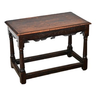 French 19th Century Oak Joint Stool-Table For Sale