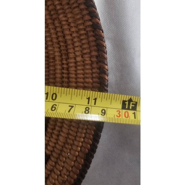 Antique Native American Pima (Akimel O'odham) Coiled Basket, Early 20th Century For Sale - Image 11 of 15