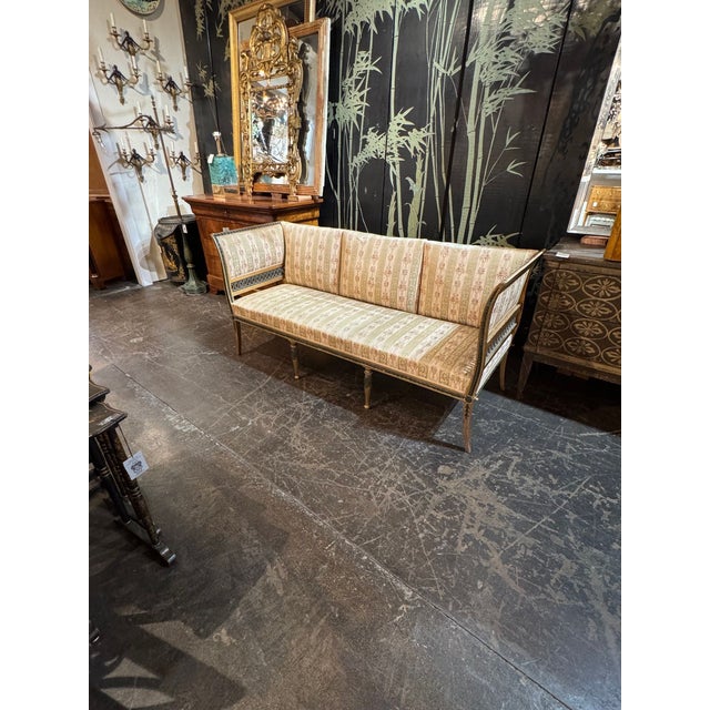 Gustavian (Swedish) 19th Swedish Gustavian Settee For Sale - Image 3 of 7