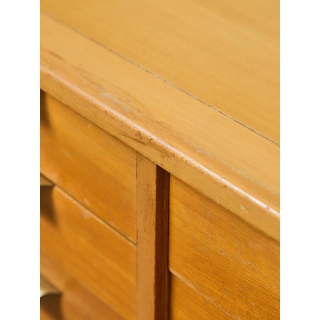 Champagne Mid 20th Century Styled After Edward Wormley Ten Drawer Dresser For Sale - Image 8 of 12