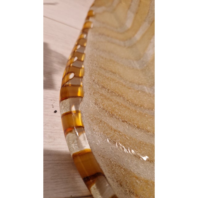 Large Wall Lights in Brass and Murano Glass, 1990s, Set of 2 For Sale - Image 12 of 18