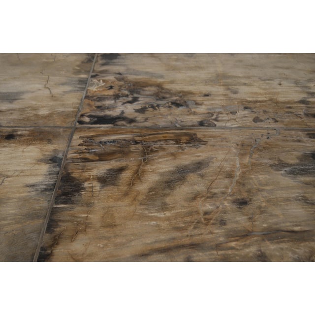 Andrianna Shamaris Petrified Wood Table For Sale - Image 9 of 18