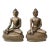 Matching Pair of Nepalese Bronze Buddhas Vintage 1970s'-A Pair of 2 For Sale