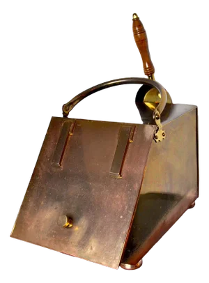Ash Collector in Copper and Brass from Valenti, Spain, 1980