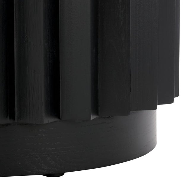 Spritely Home Arashi End Table in Black For Sale - Image 4 of 6