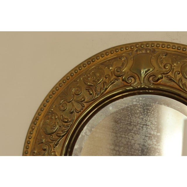 Mid-Century Swedish Brass Double Arm Sconces with Mirrors, Set of 2 For Sale - Image 12 of 13