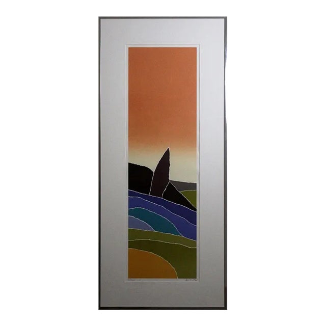 1980 Provence Signed AP Limited Edition Serigraph on Paper by Arthur Secunda Framed For Sale