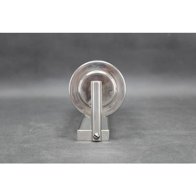 Bauhaus Vintage Bauhaus Tubular Wall Light in Chrome and Creamy Glass, 1930s For Sale - Image 3 of 9