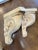 Stunning pair of Palm Beach Estate sale find, natural solid wood hand- carved wall brackets, architectural corbels.
