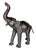Leather Elephant Sculpture, 1950, Leather and Wood For Sale