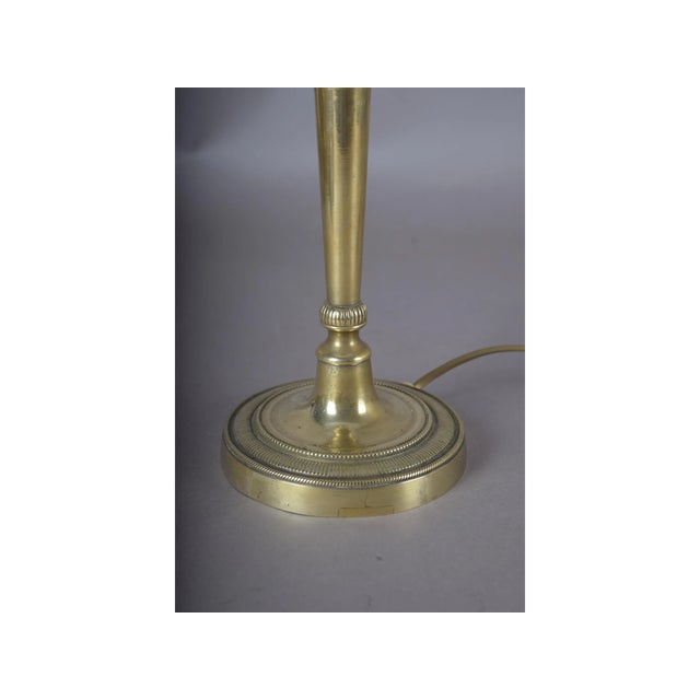 Vintage Brass Table Lamp, 1920s For Sale - Image 6 of 10