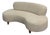 Made to Order Kidney Loveseat Sofa For Sale
