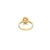 1.86 Carat Pink Sapphire Diamond 14 Karat Yellow Gold Engagement Ring, Size 5.5 For Sale - Image 4 of 9