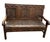 Mid 18th Century Antique English 18th C. King Charles II Oak Settle For Sale - Image 5 of 7