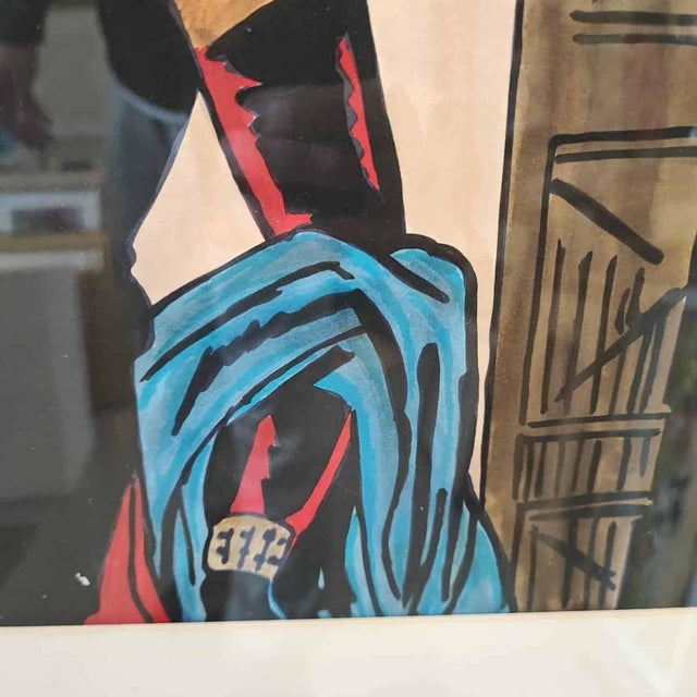 Max Hamlet, Untitled, Acrylic Painting on Board For Sale - Image 5 of 14