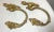 Up for sale is a lovely lot of two antique Victorian curtain rod brackets. They are made in a gold toned dore bronze, are...