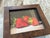 Wood Three Original Amanda Selway British Still Lifes of Cherries, Strawberries and Green Apple Fruits in Custom Burl Wood Finished Frames For Sale - Image 7 of 13