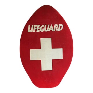 1950s Vintage Lifeguard Paddle Board For Sale