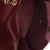 25B Burgundy Quilted Patent Double Pocket Flap Bag For Sale - Image 9 of 9