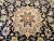 Vintage Persian Nain Area Rug,Handwoven Floral Pattern, Navy & Ivory, 4’ X 6’ For Sale - Image 11 of 12