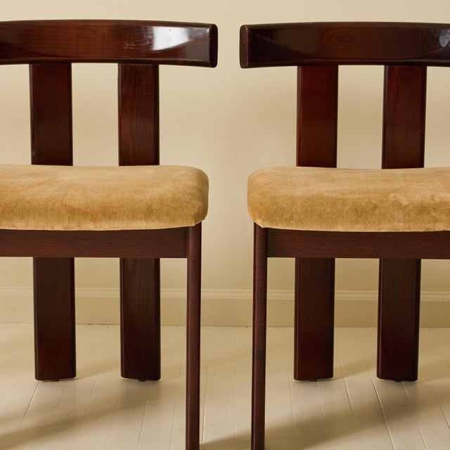 Wood Luigi Vaghi Dining Chairs by Former, Set of 4, 1970s For Sale - Image 7 of 7