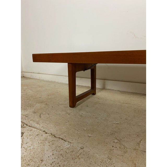 Mid-Century Modern Mid 20th Century Torbjorn Afdal "Krobo" Table/Bench by Bruksbo Norway For Sale - Image 3 of 9