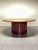 Brown Large Round Table, 1980s For Sale - Image 8 of 13