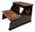 Vintage 1980s Mahogany Bed Steps For Sale