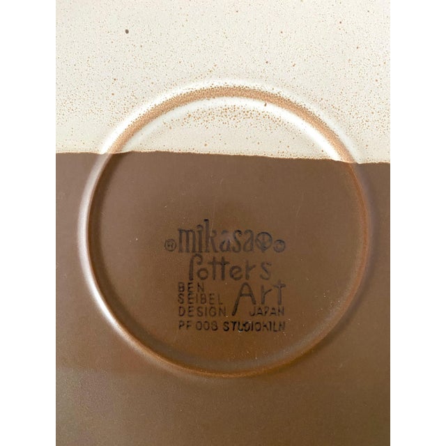 Vintage Mikasa Ben Seibel Designed Stoneware Pottery Plates - Set of 4 For Sale - Image 10 of 13