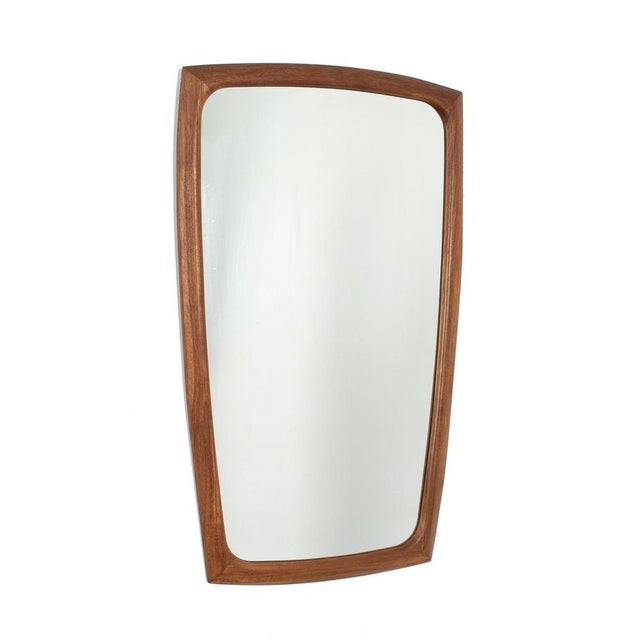 Danish Teak Mirror For Sale - Image 10 of 10